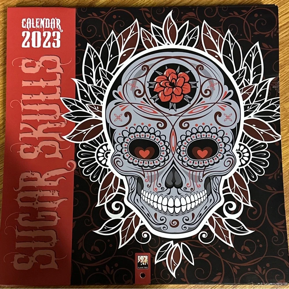 Brand new Sugar skulls 2023 sq Calendar
